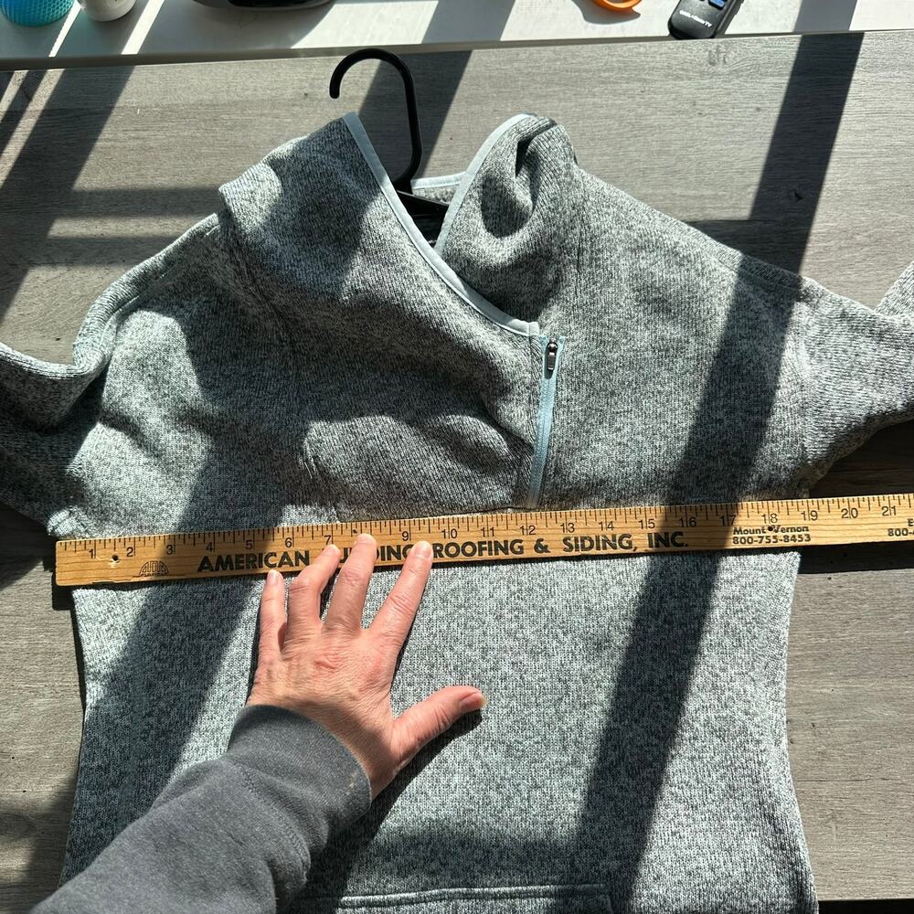 Stio Sweetwater Fleece Hoodie in Windchill Heather Gray Size Small - Picture 9 of 10